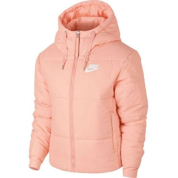 NIKE Storm Pink Reversible Puffer Jacket - Picture 2 of 2